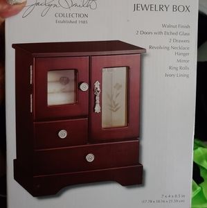 Jewelry box brown wooden